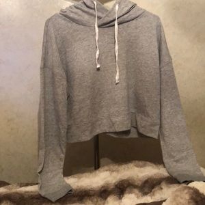 The lounge life cropped hoodie